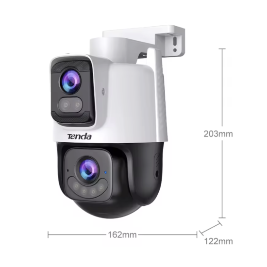 Cámara exterior Wi-Fi 10MP Tenda Doble Lente Pan/Tilt CH10